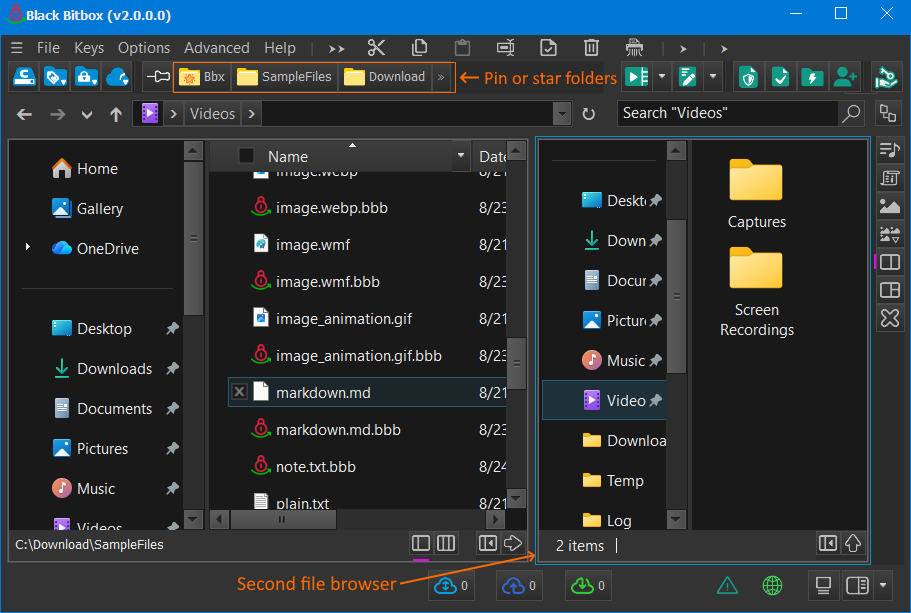 Multiple File Browsers