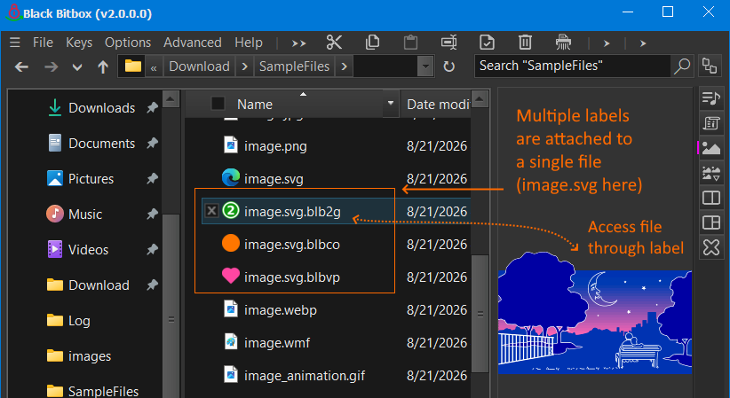 Attach Labels